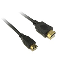 8WARE Mini HDMI to High Speed HDMI Cable 3m Male to MaleAT-HDMIV1.4BN-3M