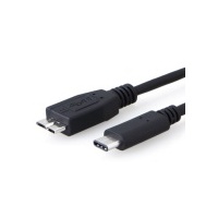 8WARE USB 3.1 Cable 1m Type-C to Micro B Male to Male Black 10Gbps