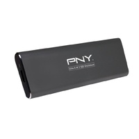 PNY Pro Elite External Portable SSD Enclosure Case 1000MB/s 10Gbps PCIe M.2 to USB3.2 Gen 2 USB-C USB-A for PC Macbook PS4 PS5 Xbox One Android iPad P