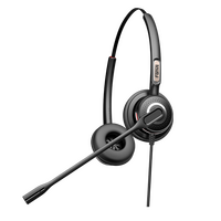 FANVIL HT202 Stereo Headset - Over the head design, perfect for any small office or home office (SOHO) or call center staff - RJ9 Connector