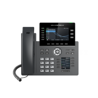 GRANDSTREAM GRP2616 6 Line IP Phone, 6 SIP Accounts, 480x272 Colour Screen, HD Audio, Integrated Bluetooth+WiFi, Powerable Via POE