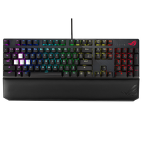 ASUS XA04 STRIX SCOPE DX/BN ROG Strix Scope Deluxe RGB Wired Mechanical Gaming Keyboard, Cherry MX Switches, Aluminum Frame