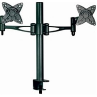 Astrotek Dual Monitor Arm Desk Mount Stand 36cm for 2 LCD Displays 21.5' 22' 23.6' 24' 27' 15kg 30° tilt 180° swivel 360° rotate VESA 75x75 100x100