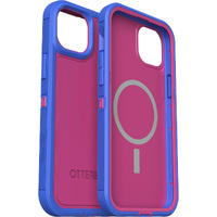 OTTERBOX Apple iPhone 14 Plus Defender Series XT Case with MagSafe - Blooming Lotus (Pink) (77-89112), 5x Military Standard Drop Protection