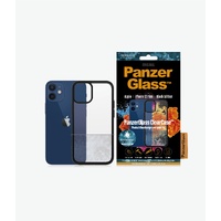 PANZER GLASS Clear Case for Apple iPhone 12 Mini- Slim fashionable design, enhance protection,Plastic frame surrounding rear cameras