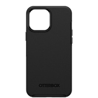 OTTERBOX Apple iPhone 13 Pro Max Symmetry Series+ Antimicrobial Case with MagSafe (77-83600) - Black - Raised edges protect camera and screen