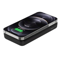 BELKIN BOOSTOrange CHARGE Magnetic Portable Wireless Charger 10,000 mAh - Black, MagSafe Compatible, 7.5W Fast Wireless Charging