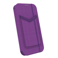 FORCE TECHNOLOGY Miami Wallet Case for Apple iPhone 13 Pro Max - Violet Hue EFCMIAE193VTH, 2.4m Military Standard Drop Tested, Convenient and card/ ca