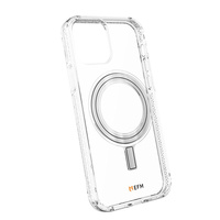 FORCE TECHNOLOGY Zurich Flux Case for Apple iPhone 12/12 Pro - Clear EFCTPAE181FLXC, Antimicrobial, 2.4m Military Standard Drop Tested, Compatible wit