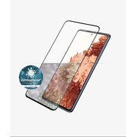 PANZER GLASS Screen Protector - Fingerprint Support - For Samsung Galaxy S21 Ultra - Full Frame Coverage, Rounded Edges, Crystal Clear, Anti Bacterial