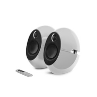 Edifier E25HD LUNA HD Bluetooth Speakers White - BT 4.0/3.5mm AUX/Optical DSP/ 74W Speakers/ Curved design/Dual 2x3 Passive Bass/Wireless Remote