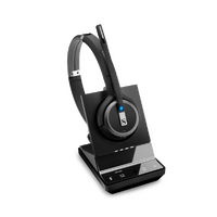 SENNHEISER | Sennheiser Impact SDW 5064 DECT Wireless Office Binaural headset w/ base station, for PC & Mobile, with BTD 800 dongle