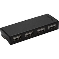 TARGUS 4-Port USB Hub Black - Compatible with PC and MAC