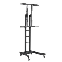 Atdec Telehook Floor TV Cart Heavy Duty Support displays up to 125kg