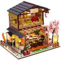 Dollhouse Miniature with Furniture Kit Plus Dust Proof and Music Movement - Asia (1:24 Scale Creative Room Idea)