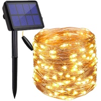 200 Waterproof LED Solar Fairy Light Outdoor with 8 Lighting Modes for Home,Garden and Decoration