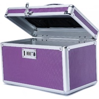 Locking Combination Medicine Box (Purple/Medium)