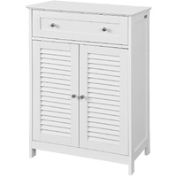 Freestanding Storage Cabinet with Doors/Drawer 60x87x35 cm