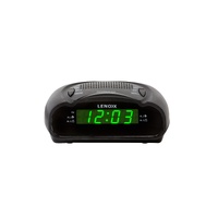 AM/FM Alarm Clock & Radio w/ Green LED Time Numbering