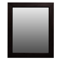 Ascot Solid Mahogany Timber Mirror (Chocolate)