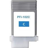 Compatible Canon PFI-102 Cyan Wide Format Ink