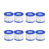 8PCS Replacement Bestway VI Filter Cartridge Inflatable Lay-Z-Spa Filters 58323