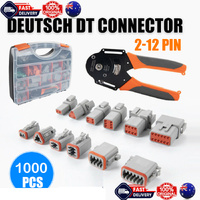 1000PCS Deutsch DT Connector Plug Kit With Genuine Deutsch Crimp Tool Auto Marine