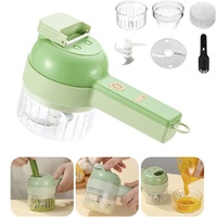 4 In 1 Handheld Electric Vegetable Cutter Multifunction Vegetable Fruit Slicer