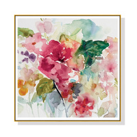 40cmx40cm Floral Brunch Gold Frame Canvas Wall Art 