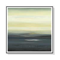 40cmx40cm Land of Serenity Black Frame Canvas Wall Art 