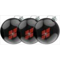 Diamond Christmas Bauble 3pk