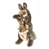 Kangaroo And Joey Puppet 29cm