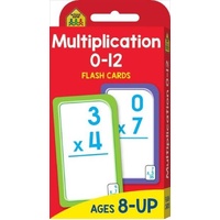 Multiplication 0-12 : School Zone Flash Cards