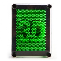 Green Neon Pin Art