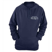 Fantastic Beasts Macusa Girls Hooded Pouch Sweat Womens Size 8 Hoodie