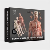 Human Anatomy 3 Layer Puzzle