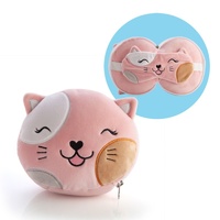 Smoosho's Pals Travel Cat Mask & Pillow