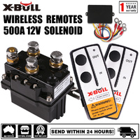 X-BULL Winch Solenoid Relay 12V 500A Winch Controller Twin Wireless Remote4WD4x4