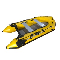 2.3m Inflatable Dinghy Boat Tender Pontoon Rescue- Yellow