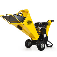 8HP Petrol Wood Chipper Portable Garden Shredder Mulcher Machine