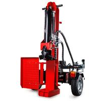 60 Ton Diesel Log Splitter 60T Heavy-Duty Wood Cutter Hydraulic Fire Axe 4-Stroke Engine