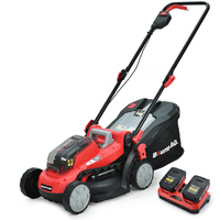 40V Electric Cordless Lawn Mower Kit Battery Powered w/ 2x 2.0Ah Lithium Batteries