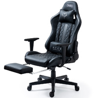 Apex Series Reclining Gaming Ergonomic Office Chair with Footrest, Black