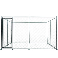 4x4m Dog Enclosure Kennel Large Chain DOgs Cat Cage Pet Animal Fencing Run Outdoor Fenced Playpen