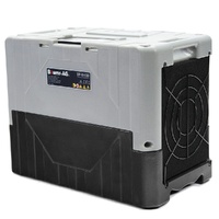 50L/day Commercial Air Dehumidifier for Mould, Portable, Stackable, LCD Display, Wheels