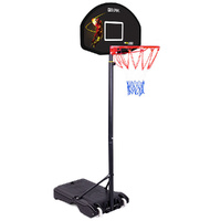 Dr.Dunk Basketball Hoop Stand System Kids Height Portable Adjustable Ring Net