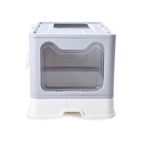  Foldable Litter Box Grey