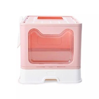  Foldable Litter Box Pink