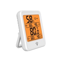  Thermo Hygrometer No Backlight White