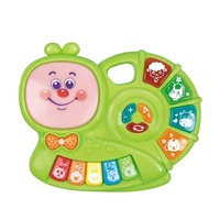 Kids Piano Keyboard Music Toys with Snail Shape Design (Green) GO-MAT-109-XC